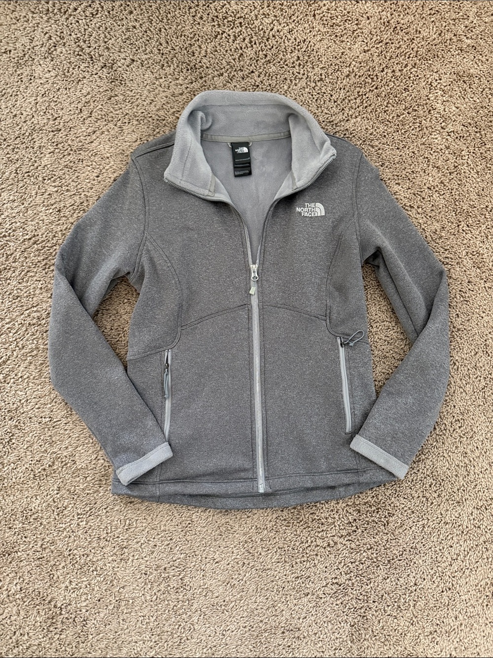 The North Face Gray Women's Full-Zip Fleece Jacket